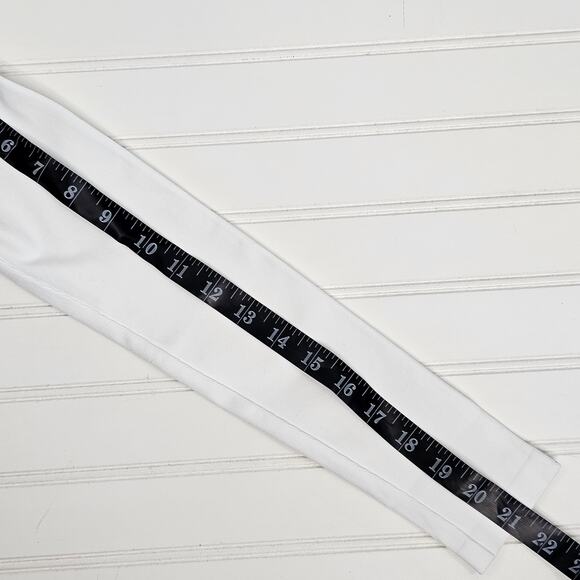 Joja Exhale White Cropped 1/2 Zip Textured Long Sleeve Pullover Size S NWOT - Picture 13 of 13